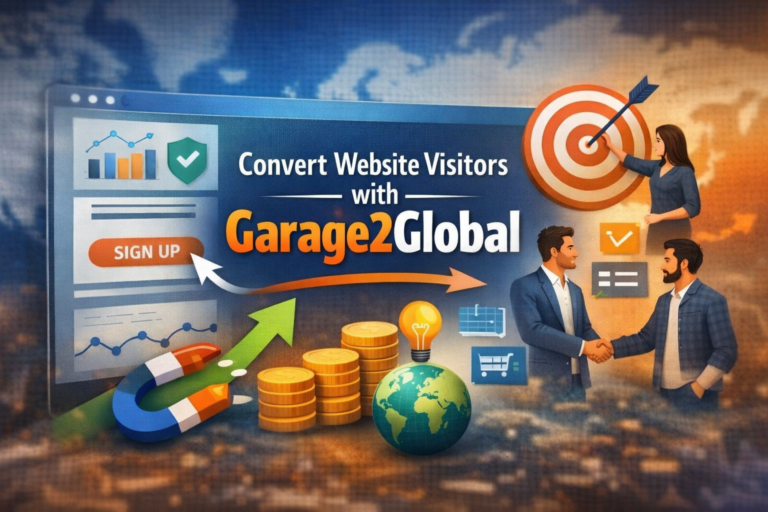 Convert Website Visitors With Garage2Global