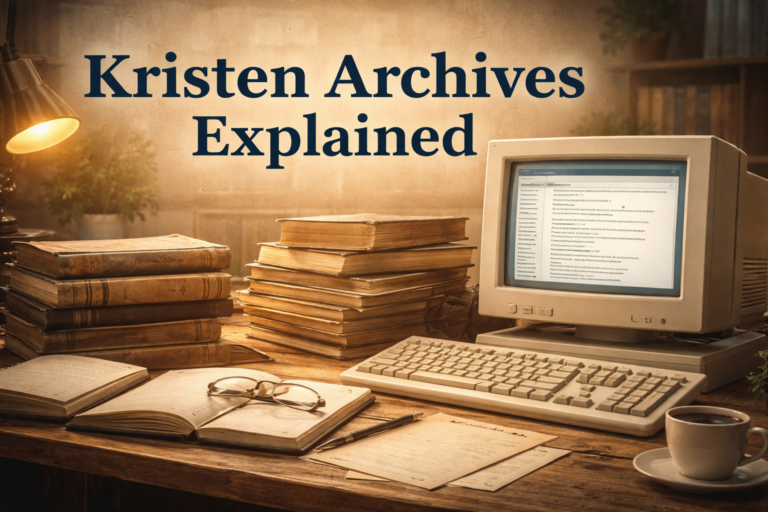 Kristen Archives Explained: Purpose, Use, and Real Impact