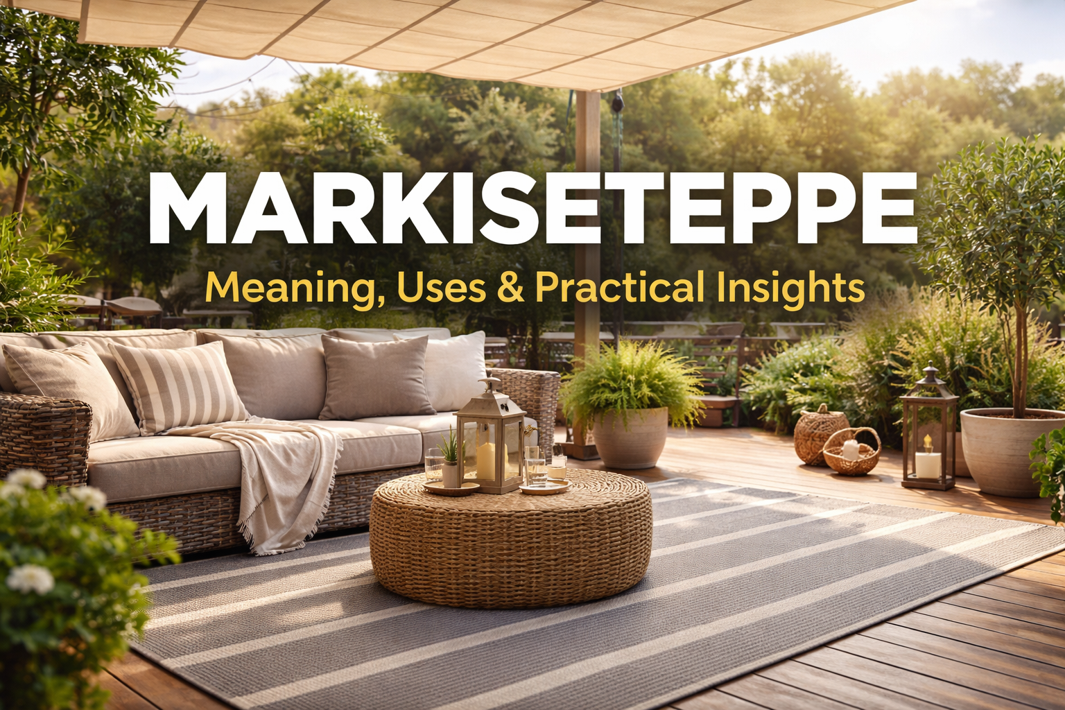 Markiseteppe Explained: Meaning, Uses, and Practical Insights