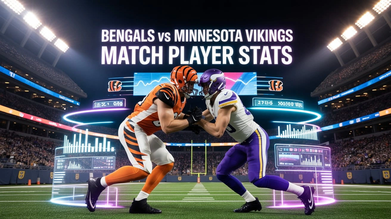 Bengals vs Minnesota Vikings Match Player Stats