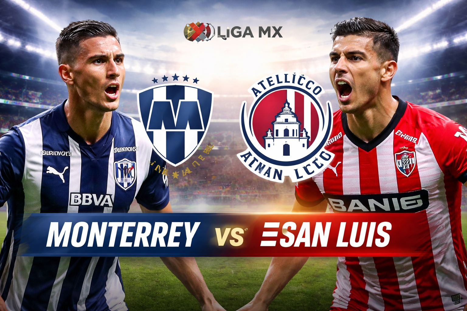 C.F. Monterrey vs Atletico San Luis Lineups Guide