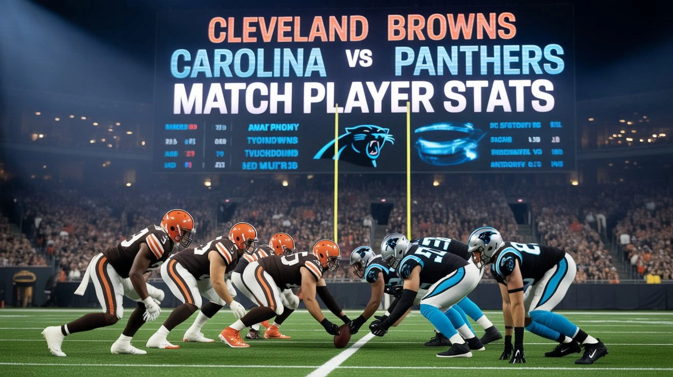 Cleveland Browns vs Carolina Panthers Match Player Stats