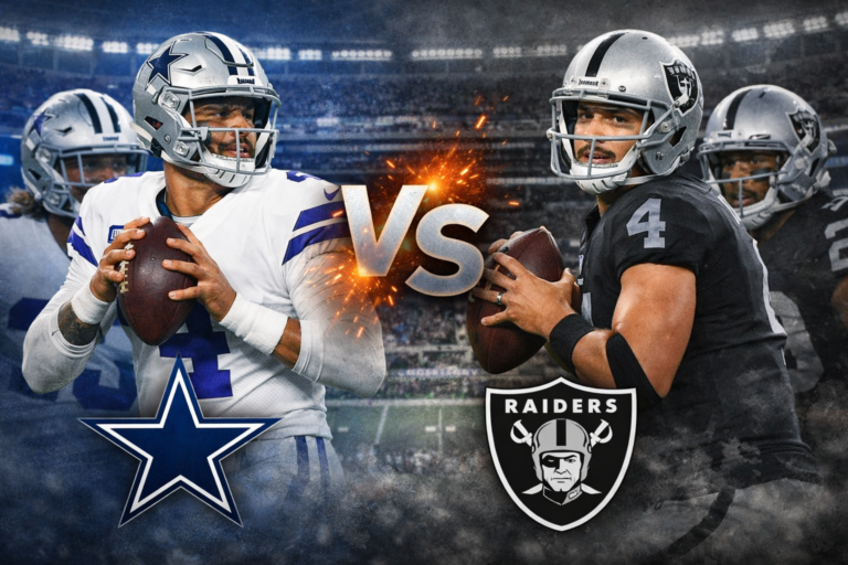 Dallas Cowboys vs Las Vegas Raiders Stats Breakdown