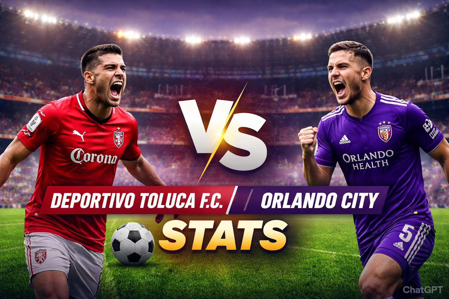 Deportivo Toluca F.C. vs Orlando City Stats Guide