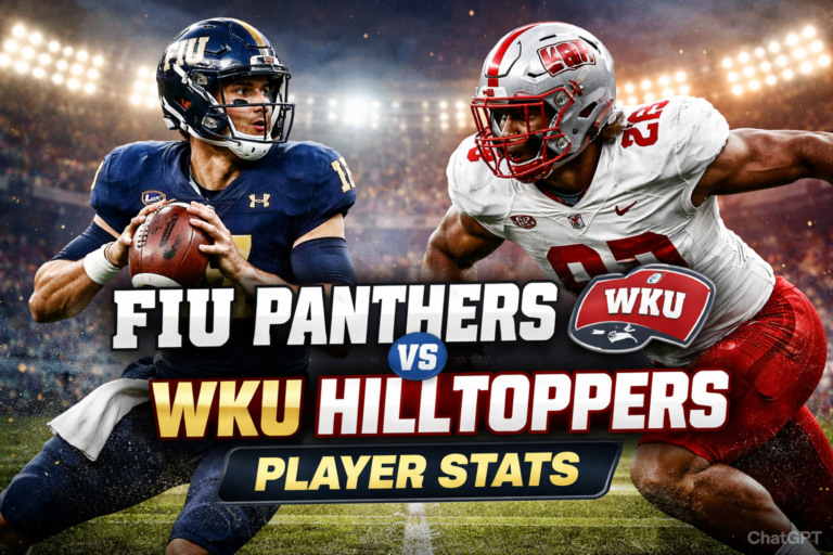 FIU Panthers Football vs WKU Football Match Player Stats