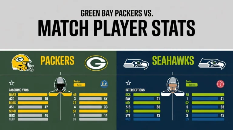 Green Bay Packers vs. Seahawks Match Player Stats