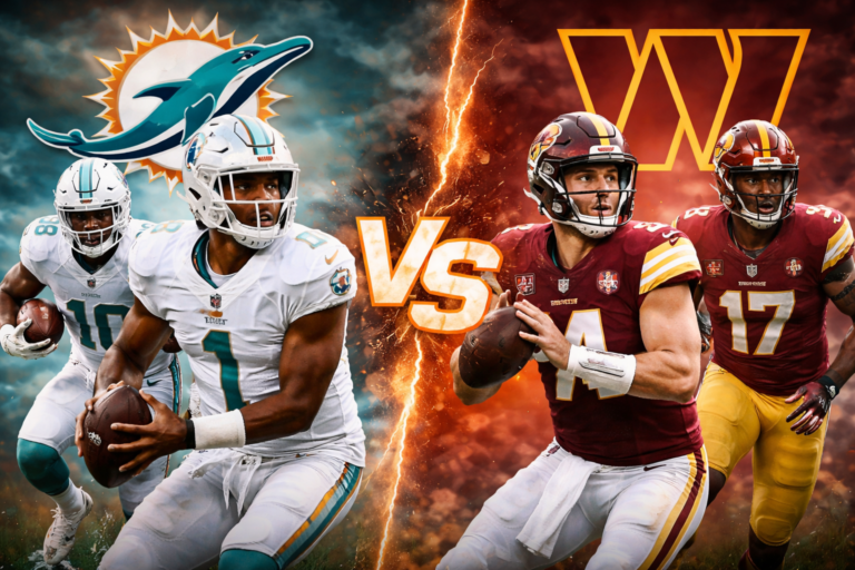 Miami Dolphins vs Commanders Match Player Stats