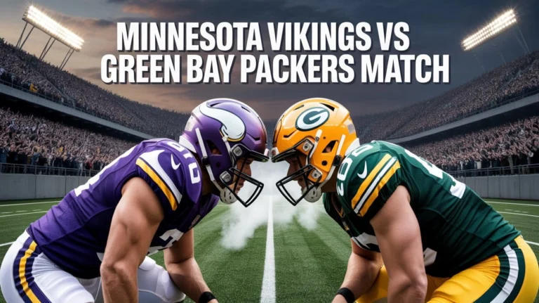 Minnesota Vikings vs Green Bay Packers Match Player Stats