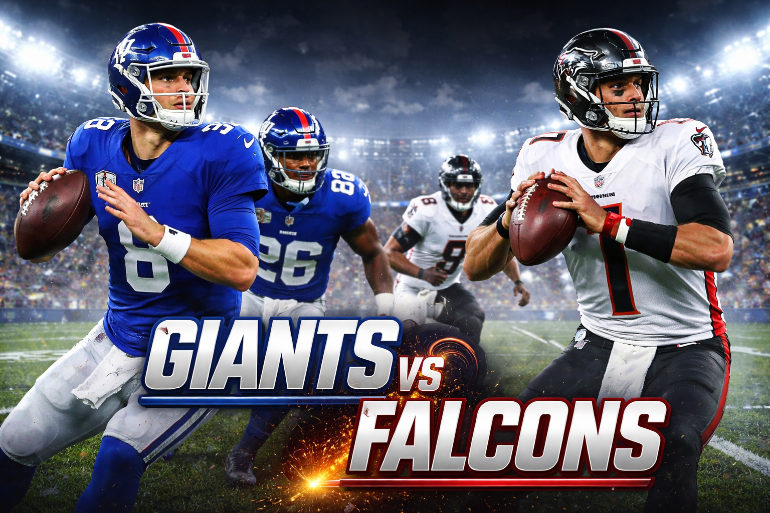 New York Giants vs Atlanta Falcons Match Player Stats