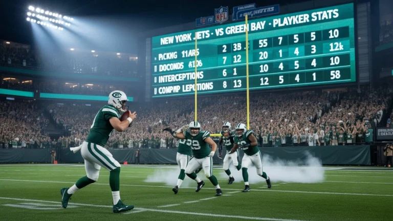New York Jets vs Green Bay Packers Match Player Stats