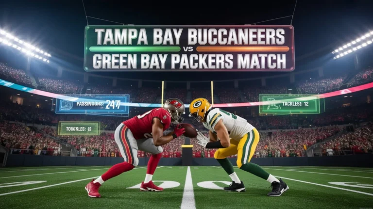Tampa Bay Buccaneers vs Green Bay Packers Match Player Stats