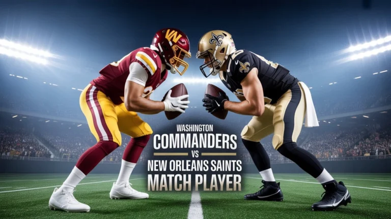 Washington Commanders vs New Orleans Saints Match Player Stats