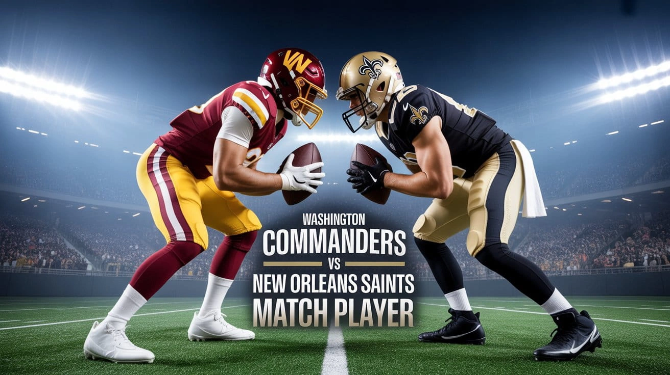 Washington Commanders vs New Orleans Saints Match Player Stats