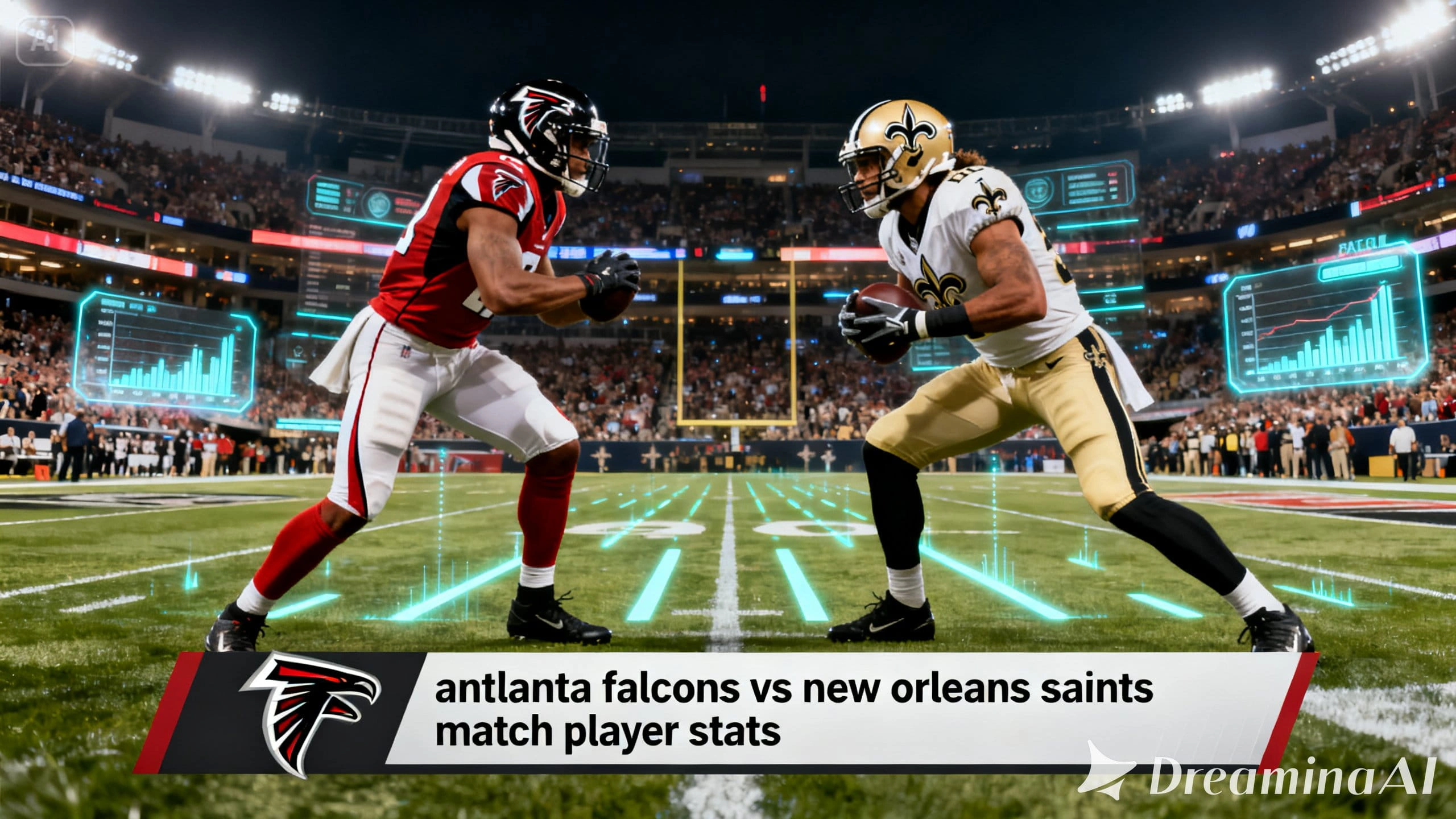 atlanta falcons vs new orleans saints match player stats