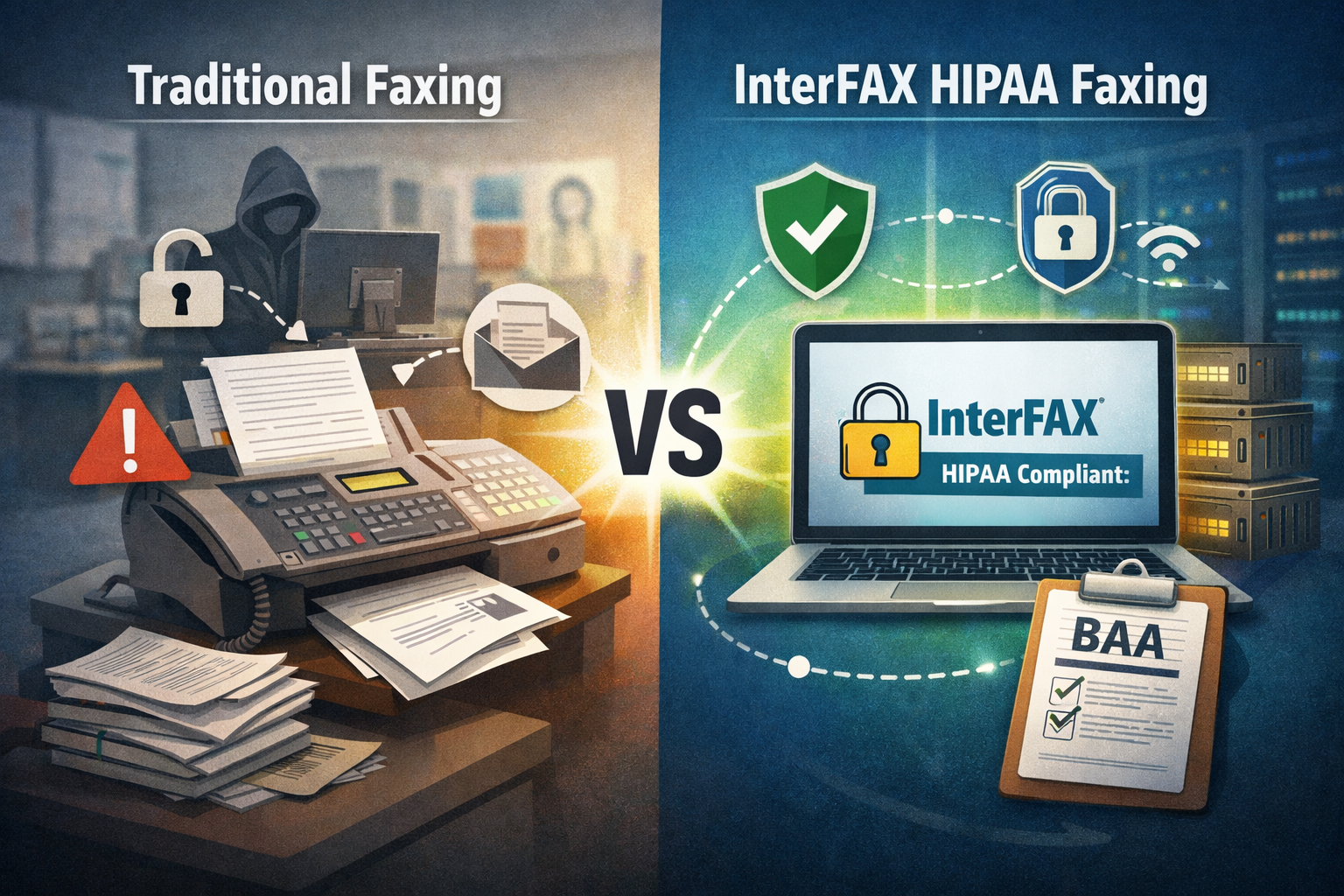 Interfax Hipaa Faxing vs Traditional Faxing: What Should You Consider